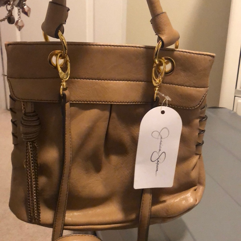 Jessica Simpson Tan Crossbody Bag